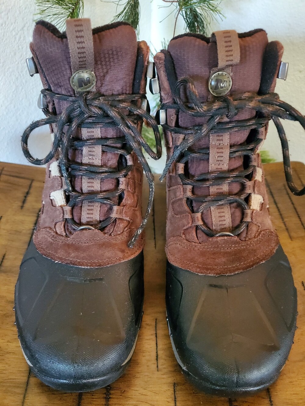 Merrell Moab Polar Insulated Waterproof Hiking Snow Boots Expresso Unisex - Picture 4 of 11